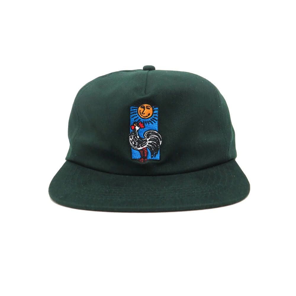 CHOCOLATE CAP チョコレート キャップ ROOSTER 5 PANEL FOREST GREEN スケートボード スケボー 1