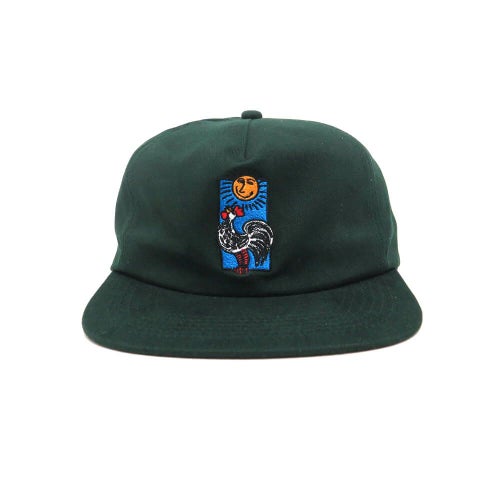 CHOCOLATE CAP チョコレート キャップ ROOSTER 5 PANEL FOREST GREEN スケートボード スケボー 1