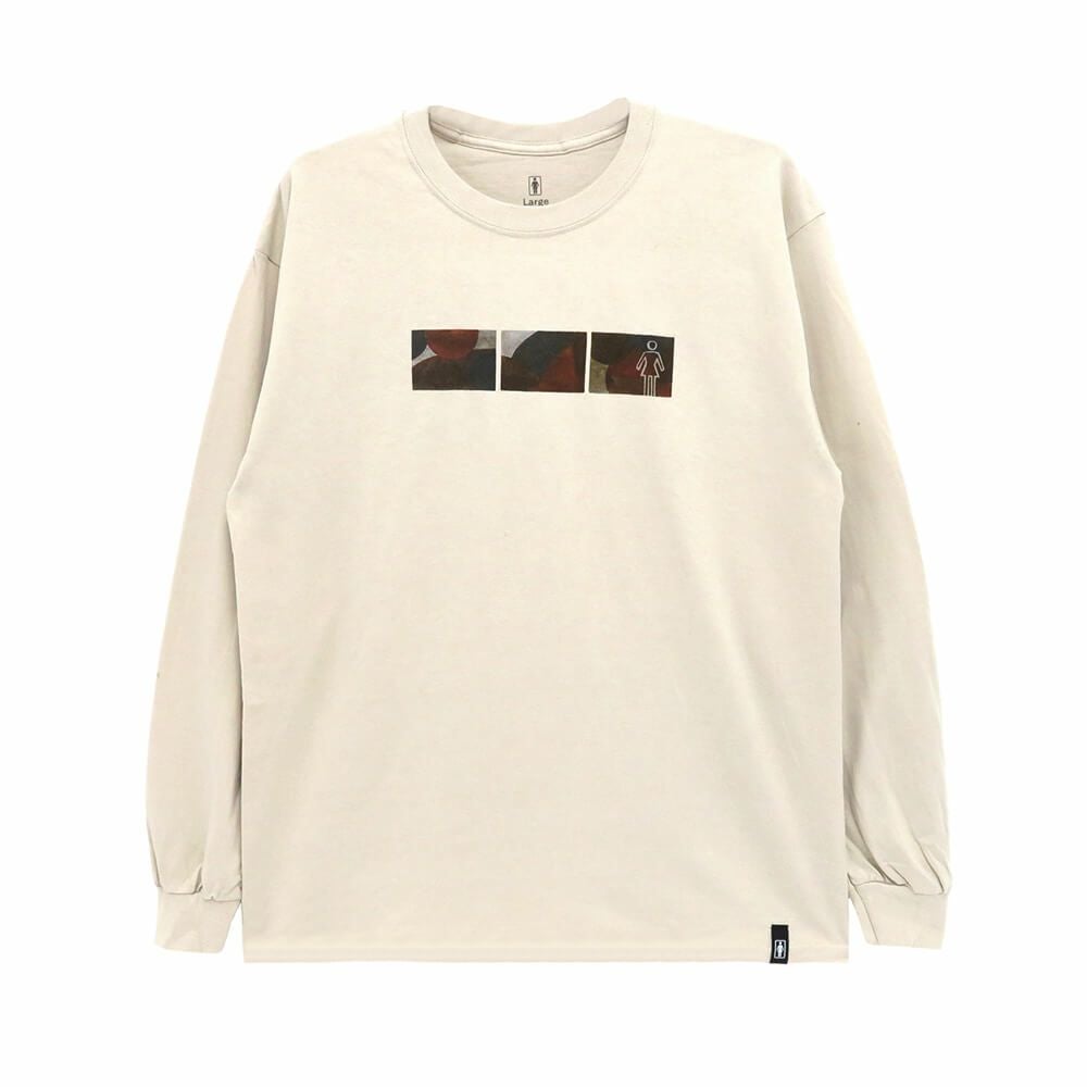 GIRL LONG SLEEVE ガール ロングスリーブTシャツ WONDER SAND スケートボード スケボー 