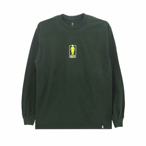 GIRL LONG SLEEVE ガール ロングスリーブTシャツ 93 TIL LOVERS OG FOREST GREEN スケートボード スケボー 