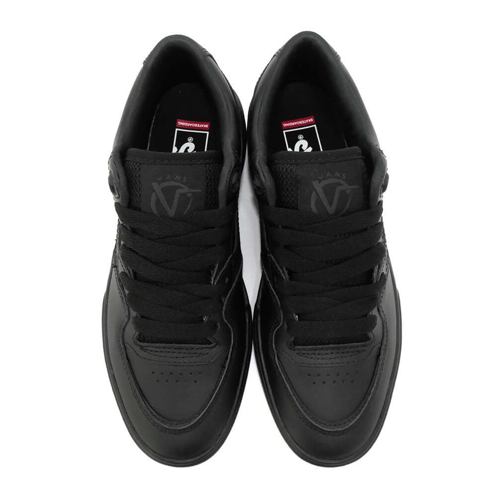 VANS SHOES バンズ シューズ スニーカー SKATE ROWAN 2 LEATHER BLACK（US企画） スケートボード スケボー　1