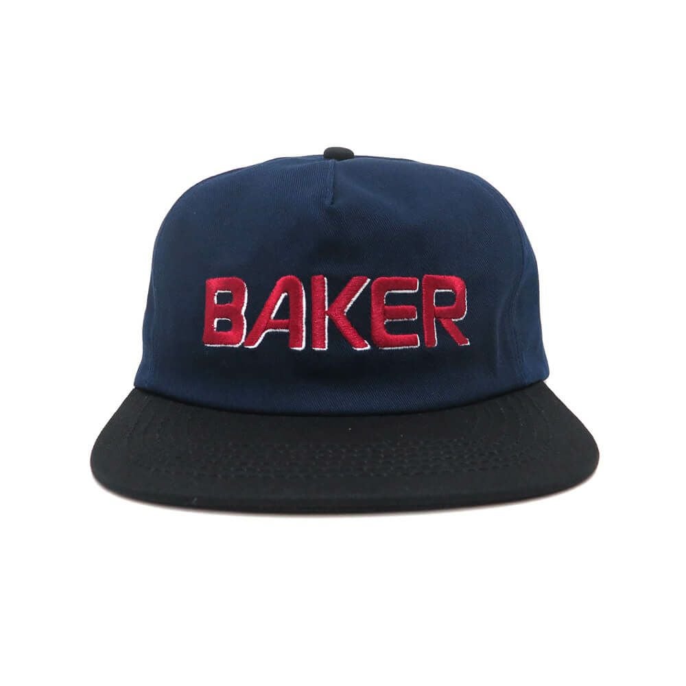 BAKER CAP ベイカー キャップ T-2000 SNAPBACK NAVY/BLACK スケートボード スケボー 1