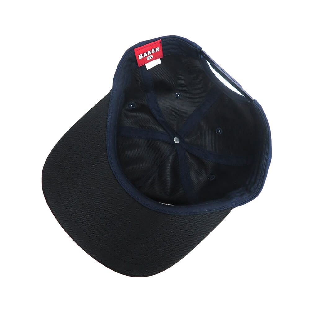 BAKER CAP ベイカー キャップ T-2000 SNAPBACK NAVY/BLACK スケートボード スケボー 3