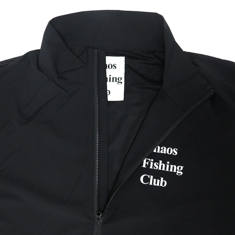 CHAOS FISHING CLUB JACKET カオスフィッシングクラブ ジャケット LOGO TRACK BLACK スケートボード スケボー 2