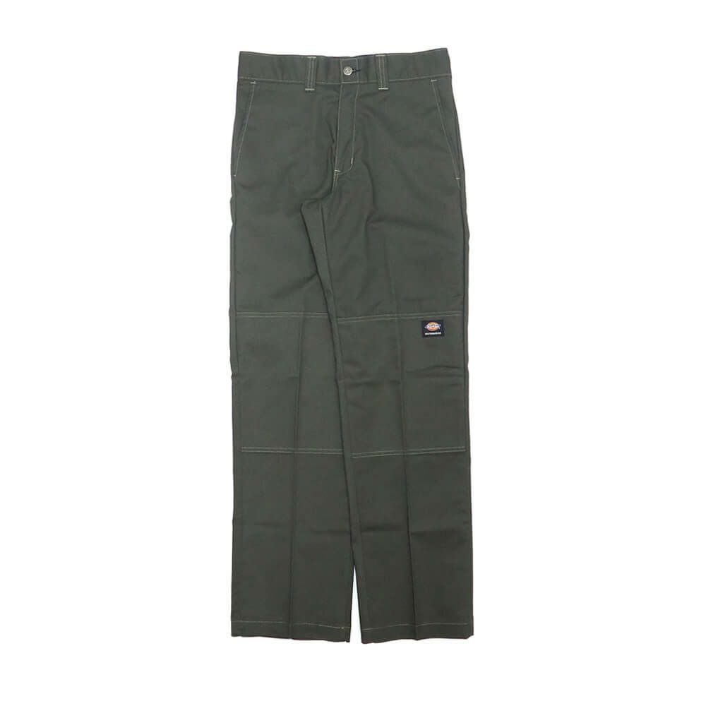 DICKIES SKATEBOARDING PANTS ディッキーズ スケートボーディング パンツ ジーンズ DOUBLE KNEE TWILL PANT OLIVE スケートボード スケボー 