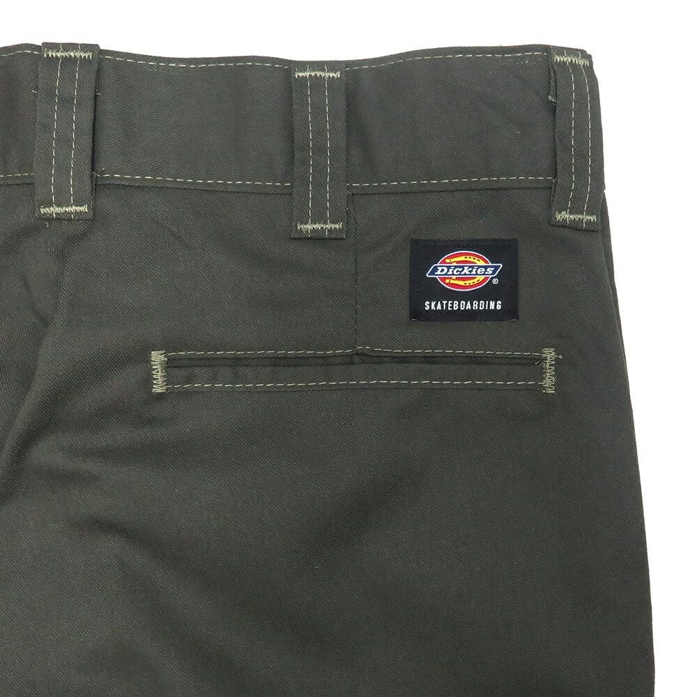 DICKIES SKATEBOARDING PANTS ディッキーズ スケートボーディング パンツ ジーンズ DOUBLE KNEE TWILL PANT OLIVE スケートボード スケボー 4