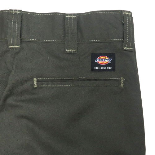 DICKIES SKATEBOARDING PANTS ディッキーズ スケートボーディング パンツ ジーンズ DOUBLE KNEE TWILL PANT OLIVE スケートボード スケボー 4