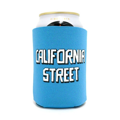 【購入金額 20,000円 以上で 1円】CALIFORNIA STREET COOZIE カリフォルニアストリート ドリンククーラー BLOCK by ESOW NEON BLUE スケートボード スケボー