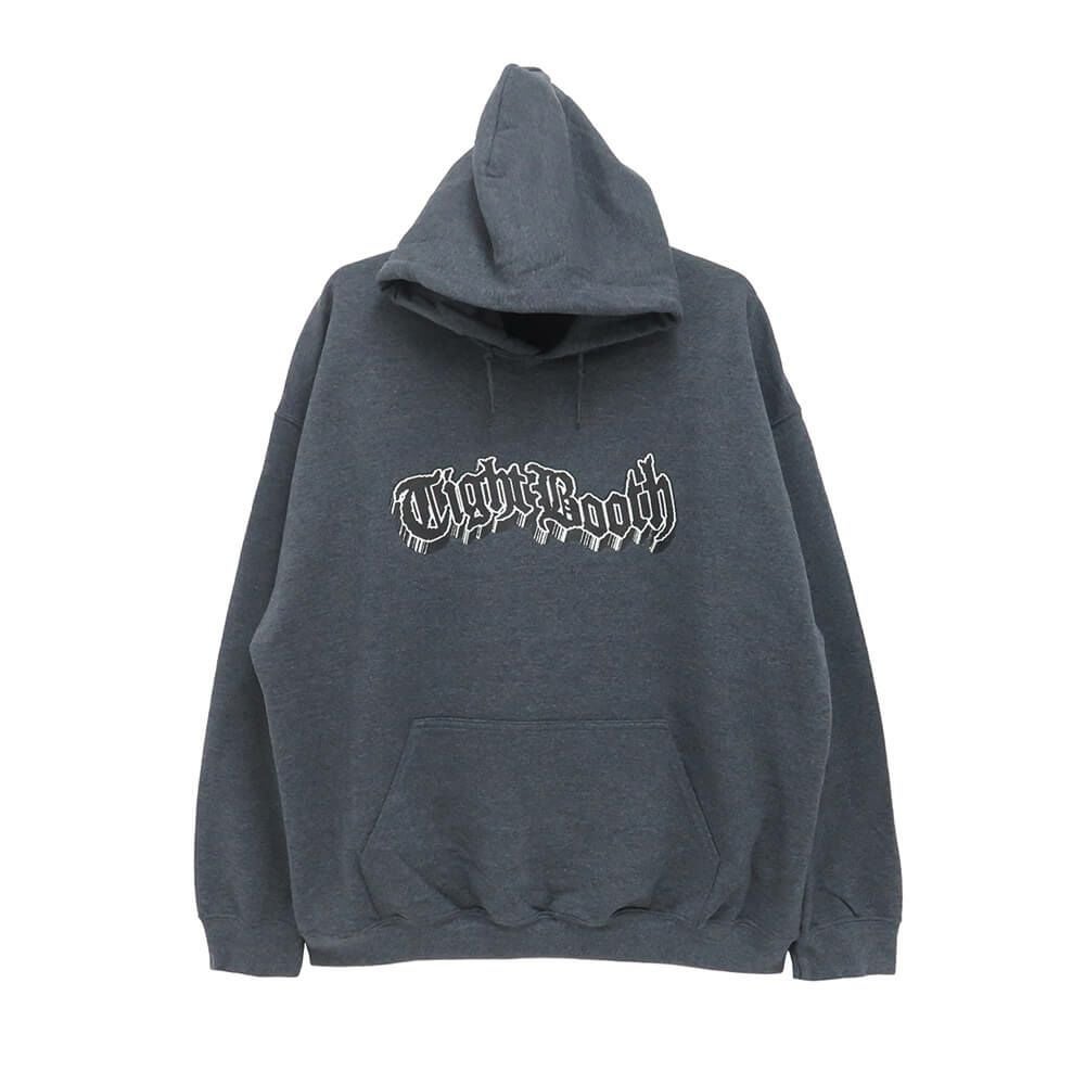 TIGHTBOOTH（TBPR）HOOD タイトブース パーカー 3D LOGO HEATHER GREY スケートボード スケボー 