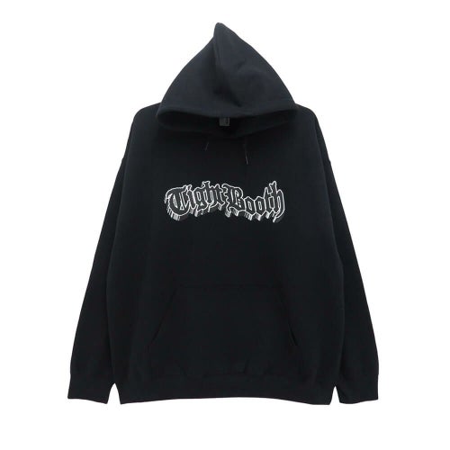 TIGHTBOOTH（TBPR）HOOD タイトブース パーカー 3D LOGO BLACK スケートボード スケボー 
