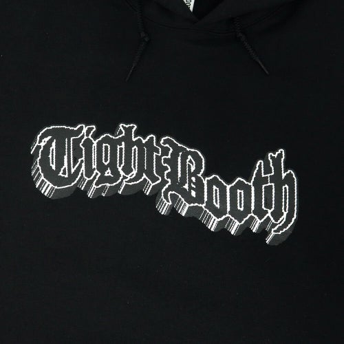TIGHTBOOTH（TBPR）HOOD タイトブース パーカー 3D LOGO BLACK スケートボード スケボー 1