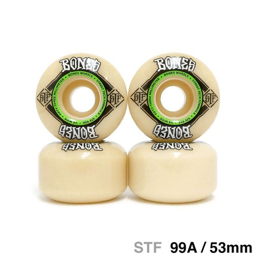BONES WHEEL ボーンズ ウィール STF V4（WIDE）99A 53mm スケートボード スケボー