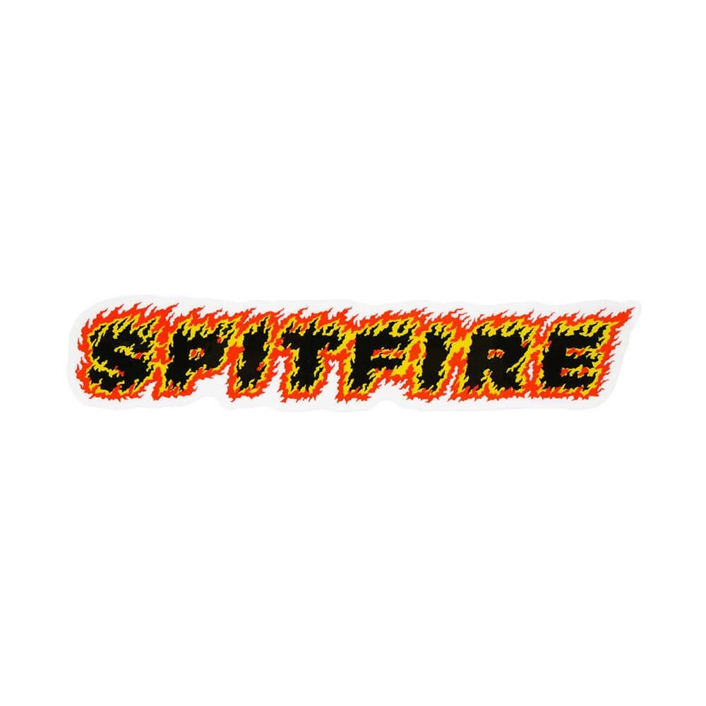 SPITFIRE STICKER スピットファイヤー ステッカー FLAME SCRIPT MD