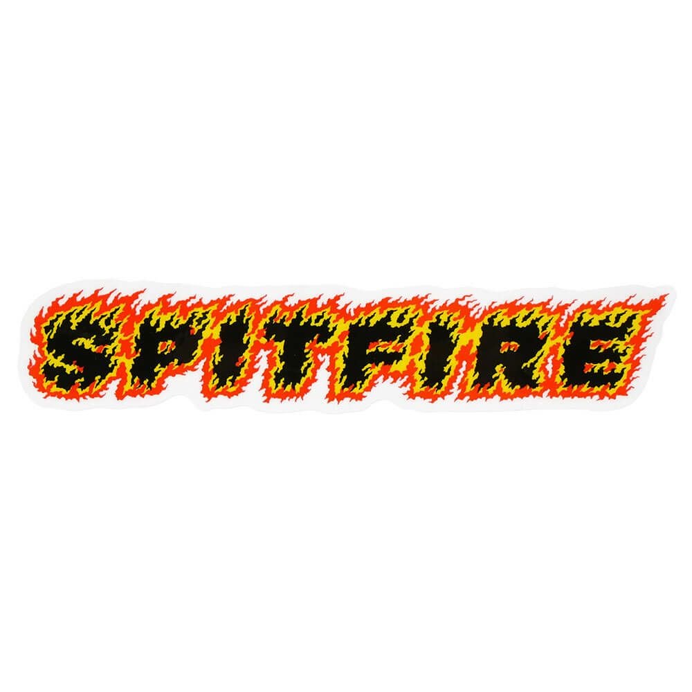 SPITFIRE STICKER スピットファイヤー ステッカー FLAME SCRIPT MD