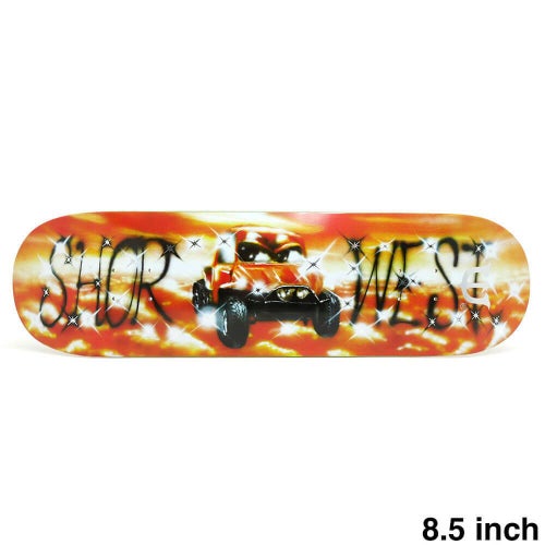 EVISEN DECK エビセン デッキ SHOR WEST THE SUNSET CAR 8.5 スケートボード スケボー