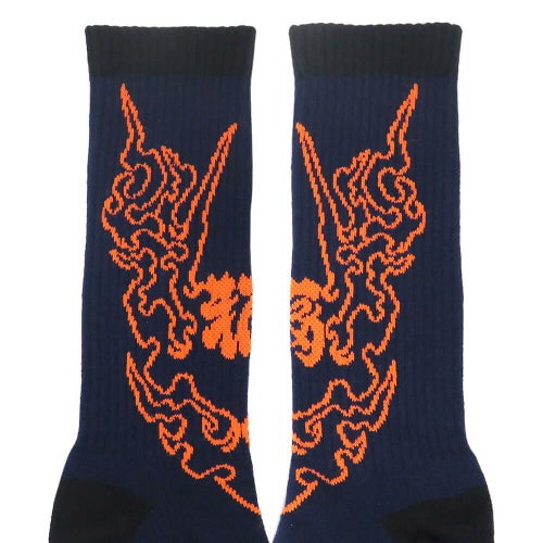 CREATURE SOCKS クリーチャー ソックス 靴下 FORTUNE NAVY スケートボード スケボー 4