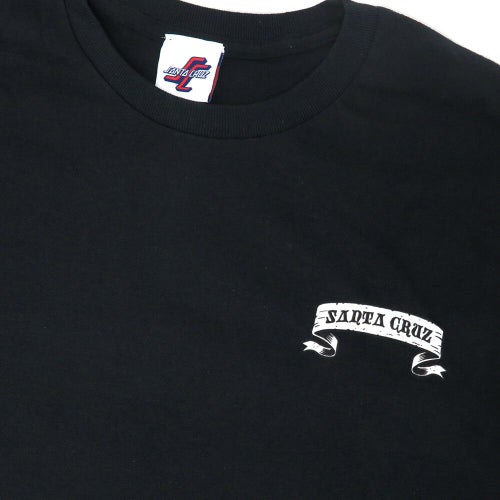 SANTA CRUZ T-SHIRT サンタクルーズ Tシャツ GUZMAN DINERS DOT BLACK スケートボード スケボー 2