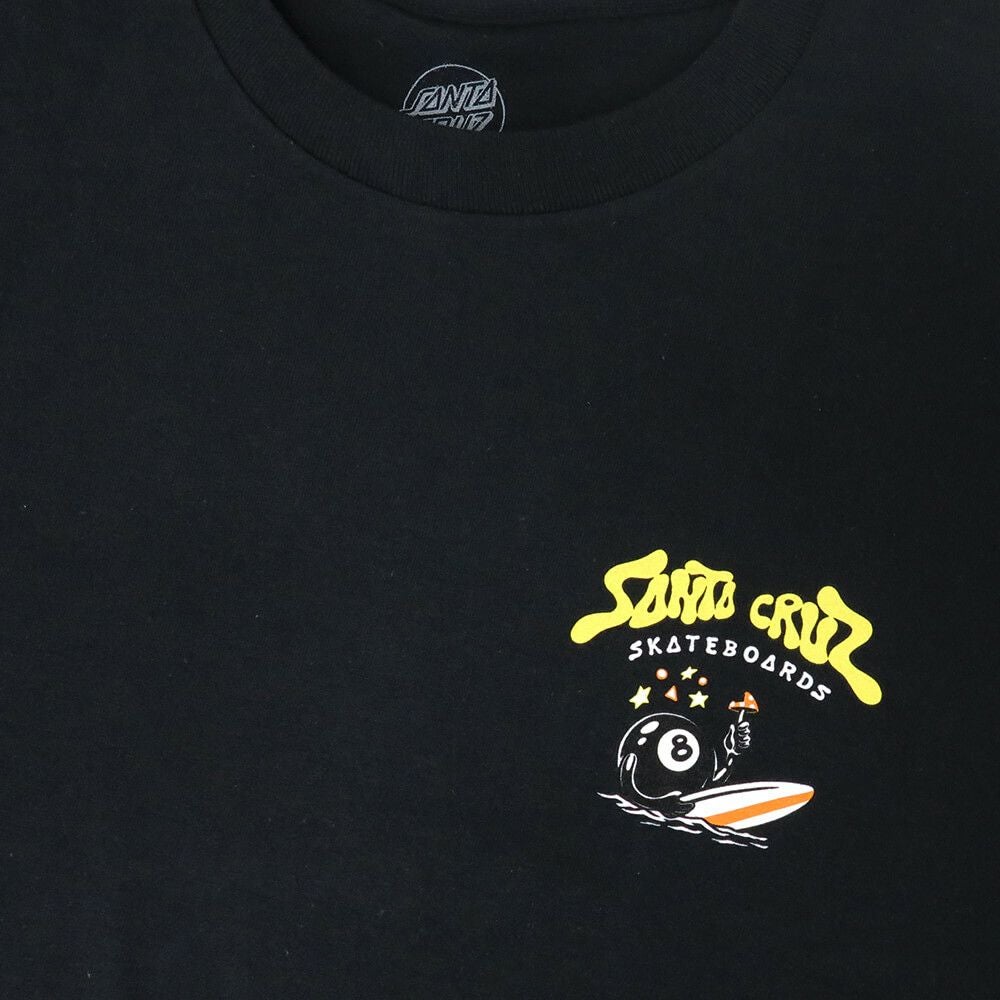  SANTA CRUZ T-SHIRT サンタクルーズ Tシャツ WINKOWSKI 8 BALLER TRIP BLACK スケートボード スケボー 2