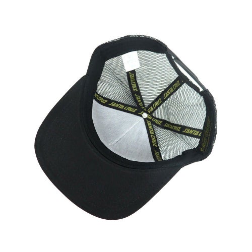 SANTA CRUZ MESHCAP サンタクルーズ メッシュキャップ GUZMAN DEAD DINERS SNAPBACK BLACK/BLACK スケートボード スケボー 3