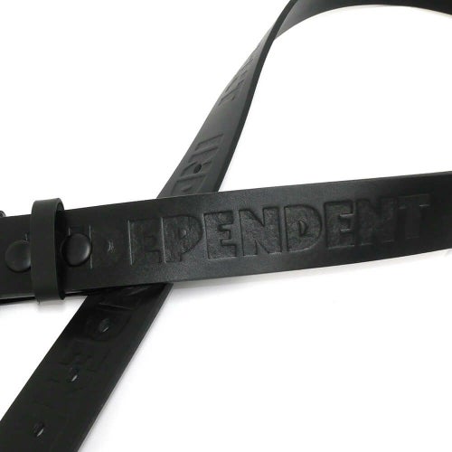 INDEPENDENT BELT インディペンデント ベルト BAR LOGO BELT BLACK スケートボード スケボー　3
