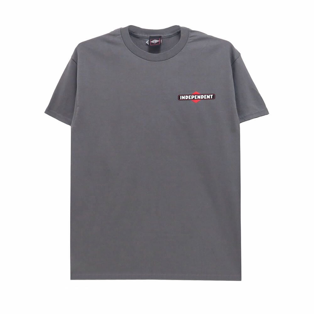  INDEPENDENT T-SHIRT インディペンデント Tシャツ TOOLS OF THE TRADE CHARCOAL スケートボード スケボー 1