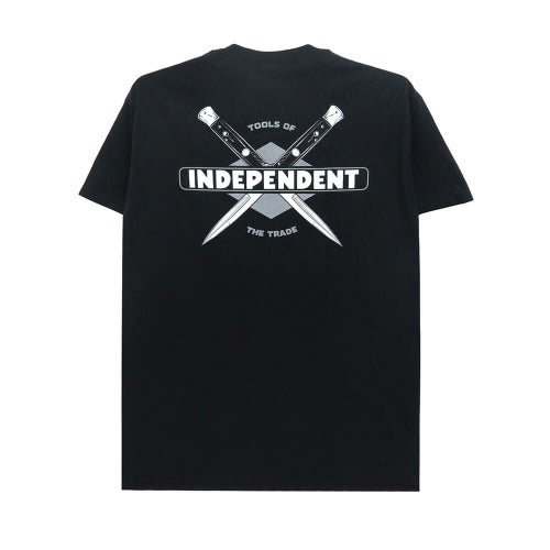  INDEPENDENT T-SHIRT インディペンデント Tシャツ TOOLS OF THE TRADE BLACK スケートボード スケボー 