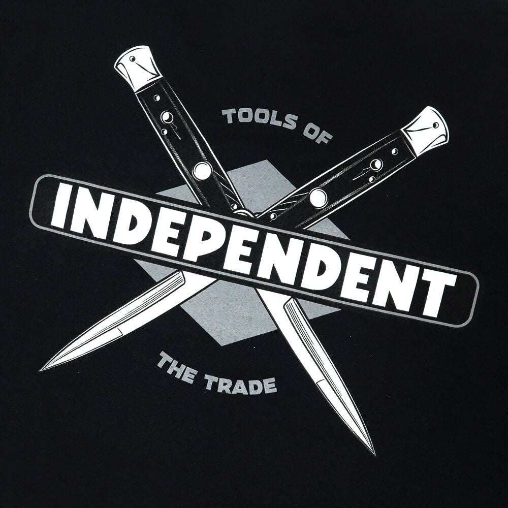  INDEPENDENT T-SHIRT インディペンデント Tシャツ TOOLS OF THE TRADE BLACK スケートボード スケボー 3