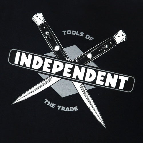  INDEPENDENT T-SHIRT インディペンデント Tシャツ TOOLS OF THE TRADE BLACK スケートボード スケボー 3
