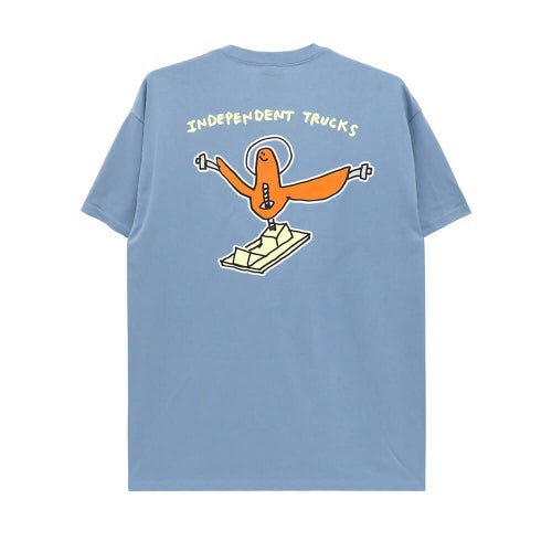 INDEPENDENT T-SHIRT インディペンデント Tシャツ GONZ HANGER STONE BLUE スケートボード スケボー 