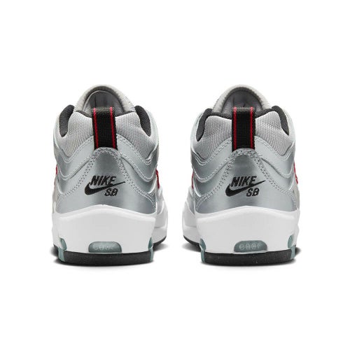 NIKE SB SHOES ナイキSB シューズ スニーカー ISHOD PRMHF3062-001 SILVER/RED スケートボード スケボー 02