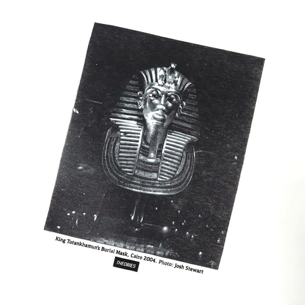 THEORIES T-SHIRT セオリーズ Tシャツ KING TUT WHITE スケートボード スケボー 1