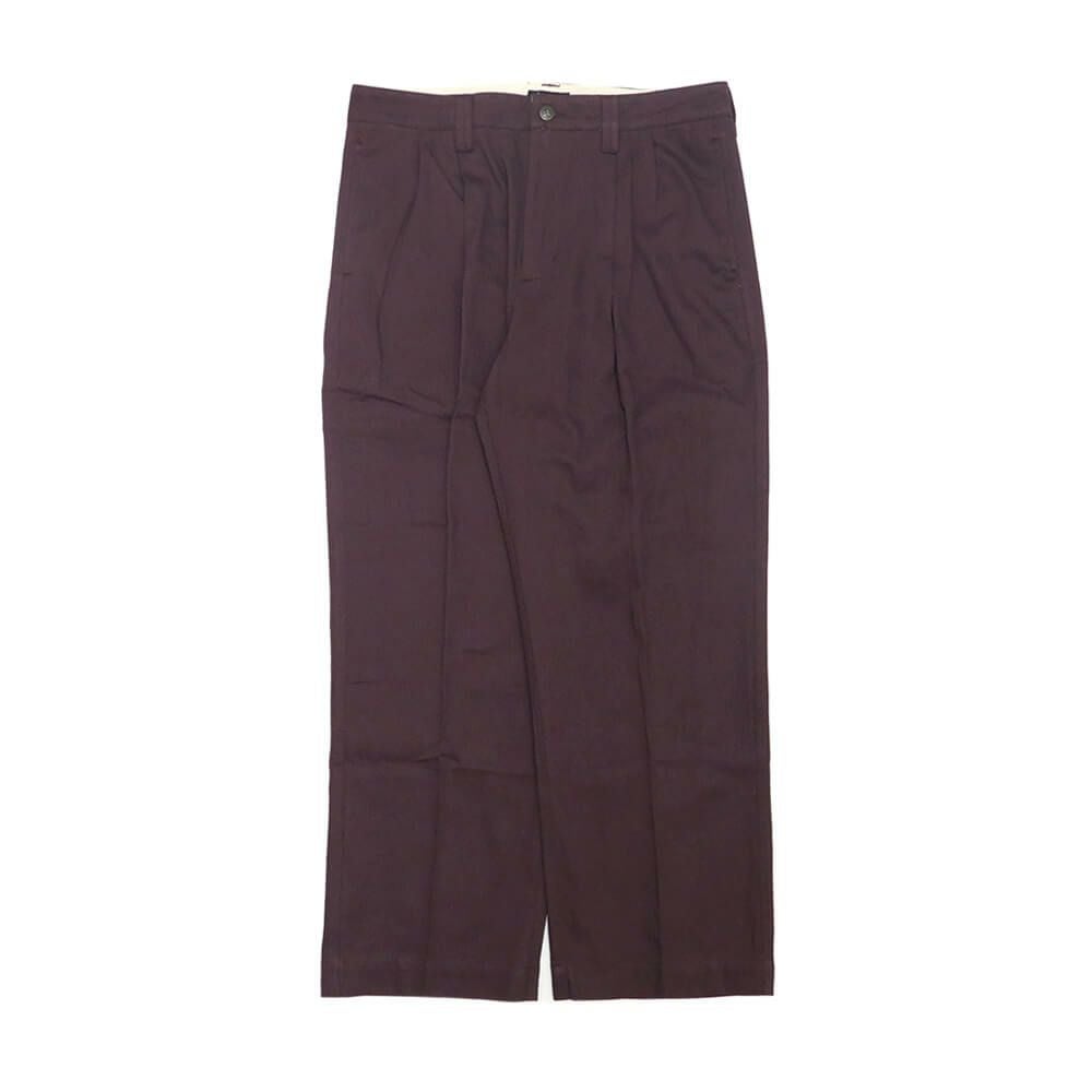 PASS~PORT PANTS パスポート パンツ ジーンズ HERRINGBONE LEAGUES CLUB DARK PLUM スケートボード スケボー 
