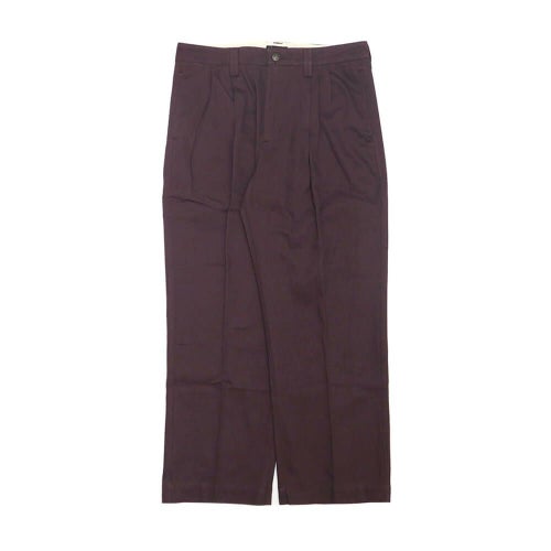 PASS~PORT PANTS パスポート パンツ ジーンズ HERRINGBONE LEAGUES CLUB DARK PLUM スケートボード スケボー 