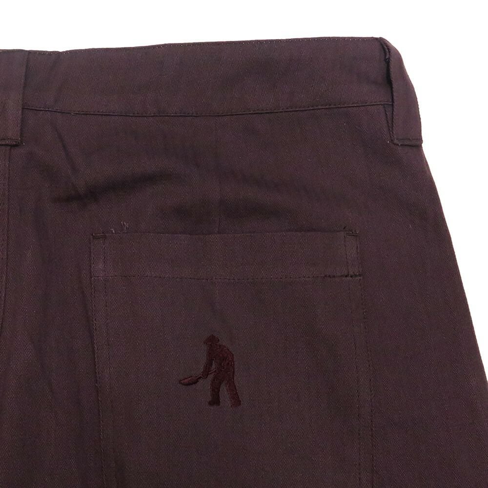 PASS~PORT PANTS パスポート パンツ ジーンズ HERRINGBONE LEAGUES CLUB DARK PLUM スケートボード スケボー 4