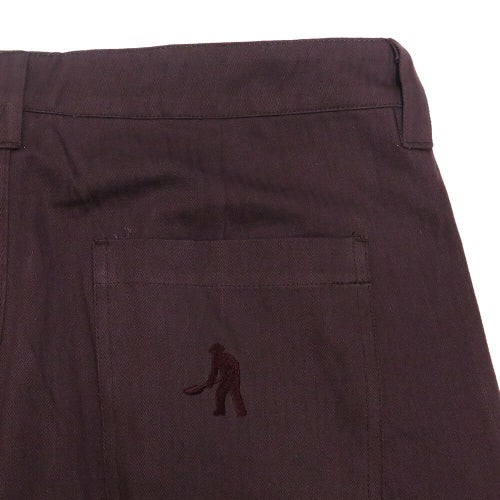 PASS~PORT PANTS パスポート パンツ ジーンズ HERRINGBONE LEAGUES CLUB DARK PLUM スケートボード スケボー 4