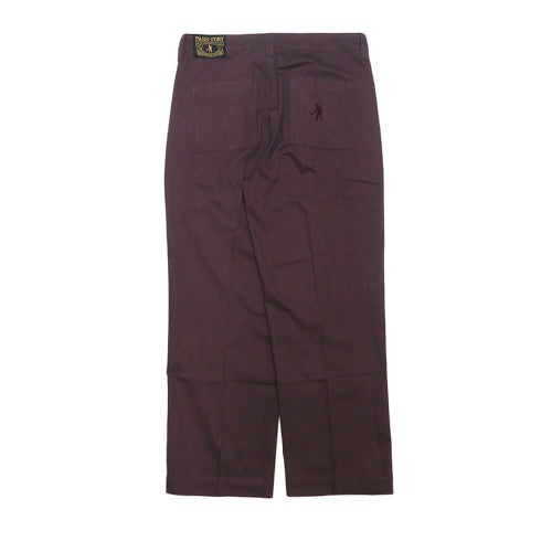 PASS~PORT PANTS パスポート パンツ ジーンズ HERRINGBONE LEAGUES CLUB DARK PLUM スケートボード スケボー 6