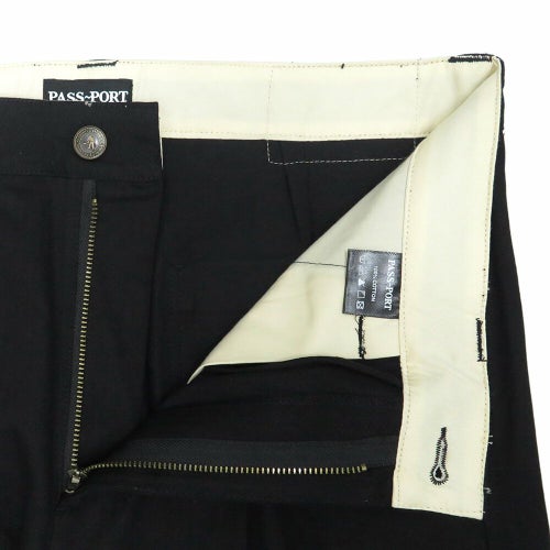 PASS~PORT PANTS パスポート パンツ ジーンズ HERRINGBONE LEAGUES CLUB BLACK スケートボード スケボー 3