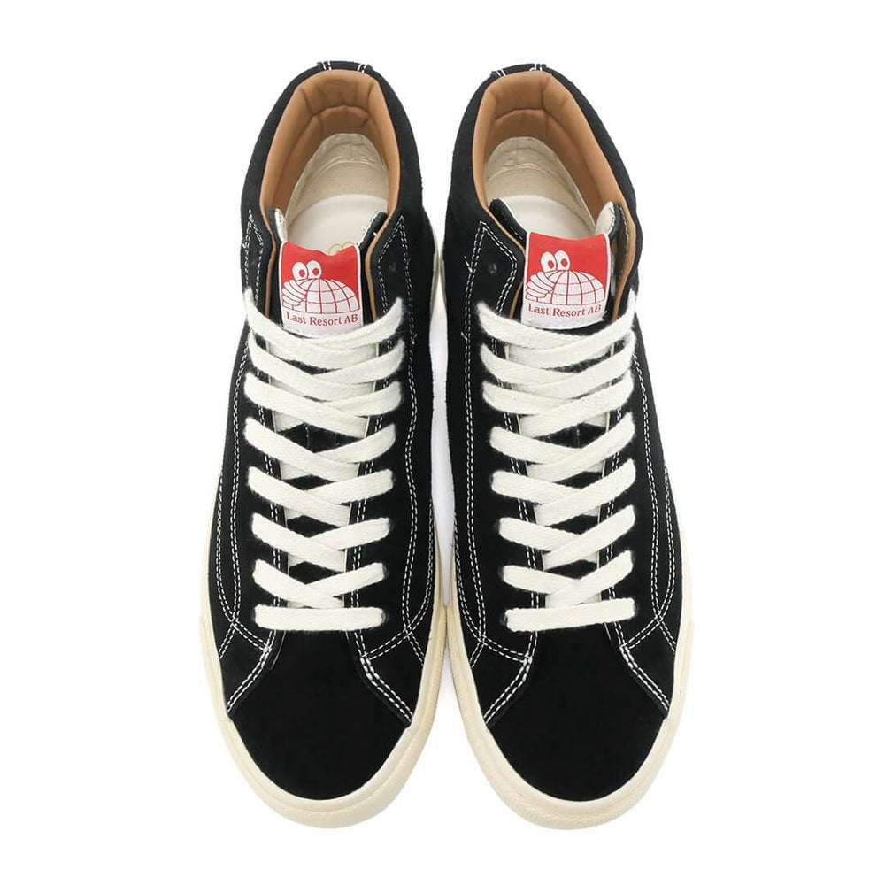 LAST RESORT AB SHOES ラストリゾートエービー シューズ スニーカー VM003 SUEDE HI（RED LABEL）BLACK/WHITE スケートボード スケボー 2