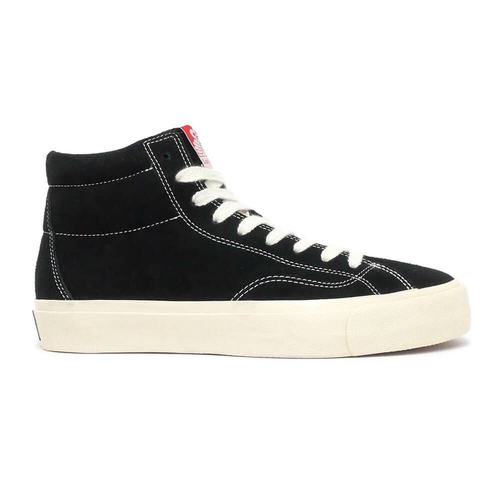 LAST RESORT AB SHOES ラストリゾートエービー シューズ スニーカー VM003 SUEDE HI（RED LABEL）BLACK/WHITE スケートボード スケボー 4