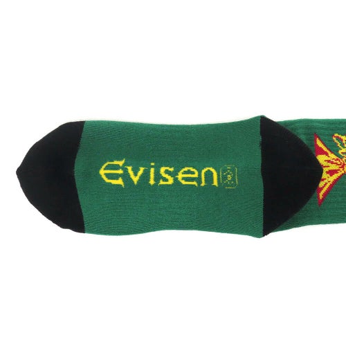 EVISEN SOCKS エビセン ソックス 靴下 MIND FUCK GREEN スケートボード スケボー 5