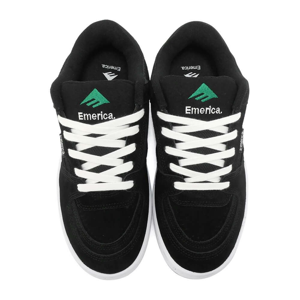 新作 Emerica MUTE スケボー ブラック / ホワイト 26cm EMERICA SHOES エメリカ シューズ スニーカー MUTE BLACK スケート