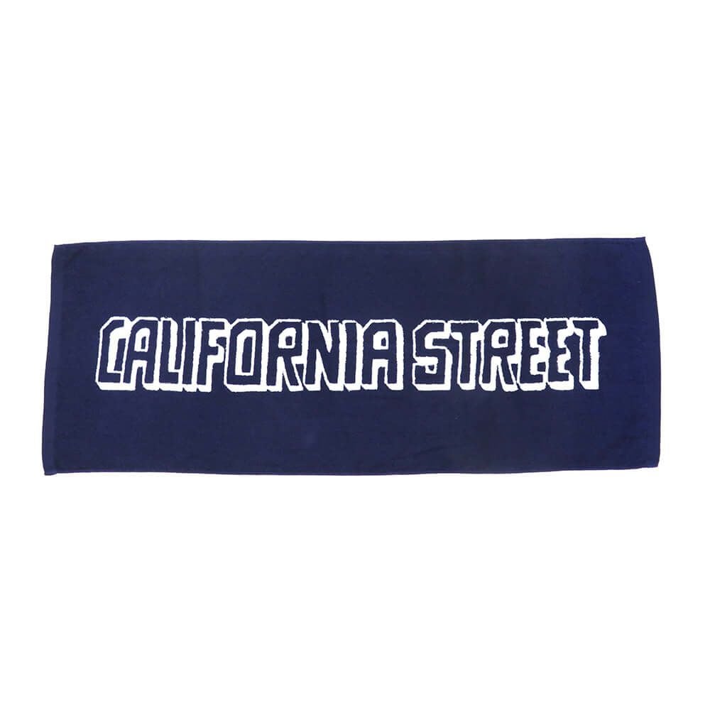 【購入金額 20,000円 以上で 1円】CALIFORNIA STREET TOWEL カリフォルニアストリート タオル ESOW BLOCK LOGO NAVY スケートボード スケボー