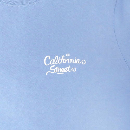 CALIFORNIA STREET LONG SLEEVE カリフォルニアストリート ロングスリーブTシャツ HUNTING by ESOW ACID BLUE スケートボード スケボー 02