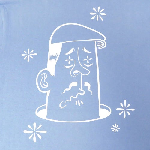 CALIFORNIA STREET LONG SLEEVE カリフォルニアストリート ロングスリーブTシャツ HUNTING by ESOW ACID BLUE スケートボード スケボー 03