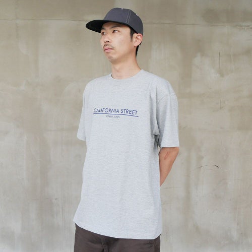 【購入金額 50,000円 以上で 1円】CALIFORNIA STREET T-SHIRT カリフォルニアストリート Tシャツ LOGO BAR GREY スケートボード スケボー 02