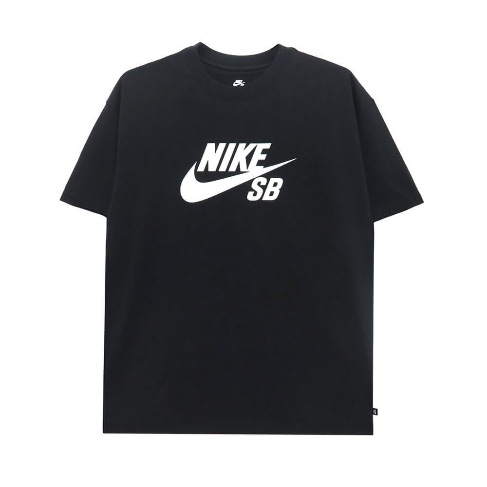 NIKE SB T-SHIRT ナイキSB Tシャツ CV7540 LOGO BLACK/WHITE CV7540-010 スケートボード スケボー 