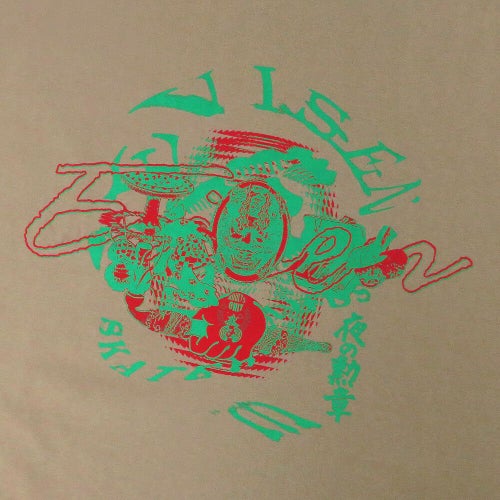 EVISEN T-SHIRT エビセン Tシャツ ENMA KHAKI スケートボード スケボー 1