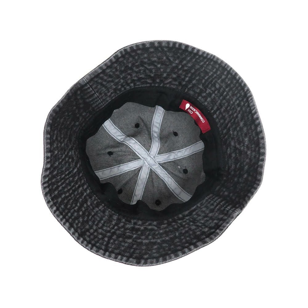 COLOR COMMUNICATIONS HAT カラーコミュニケーションズ ハット COTTON TAG METRO DENIM BLACK DENIM スケートボード スケボー 3
