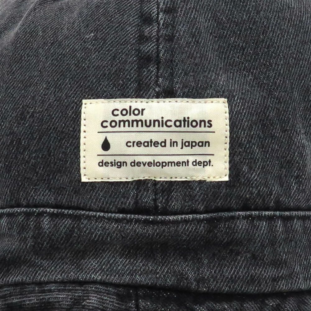 COLOR COMMUNICATIONS HAT カラーコミュニケーションズ ハット COTTON TAG METRO DENIM BLACK DENIM スケートボード スケボー 4