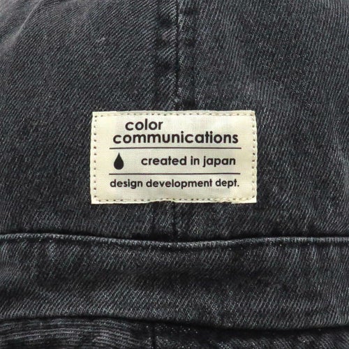 COLOR COMMUNICATIONS HAT カラーコミュニケーションズ ハット COTTON TAG METRO DENIM BLACK DENIM スケートボード スケボー 4